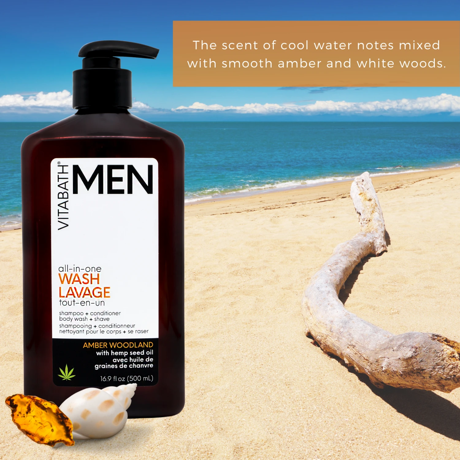 Amber Woodland All-In-One Wash 16.9 Fl Oz/500 ML 6 Amber Woodland All-In-One Wash 16.9 Fl Oz/500 ML - Image 4