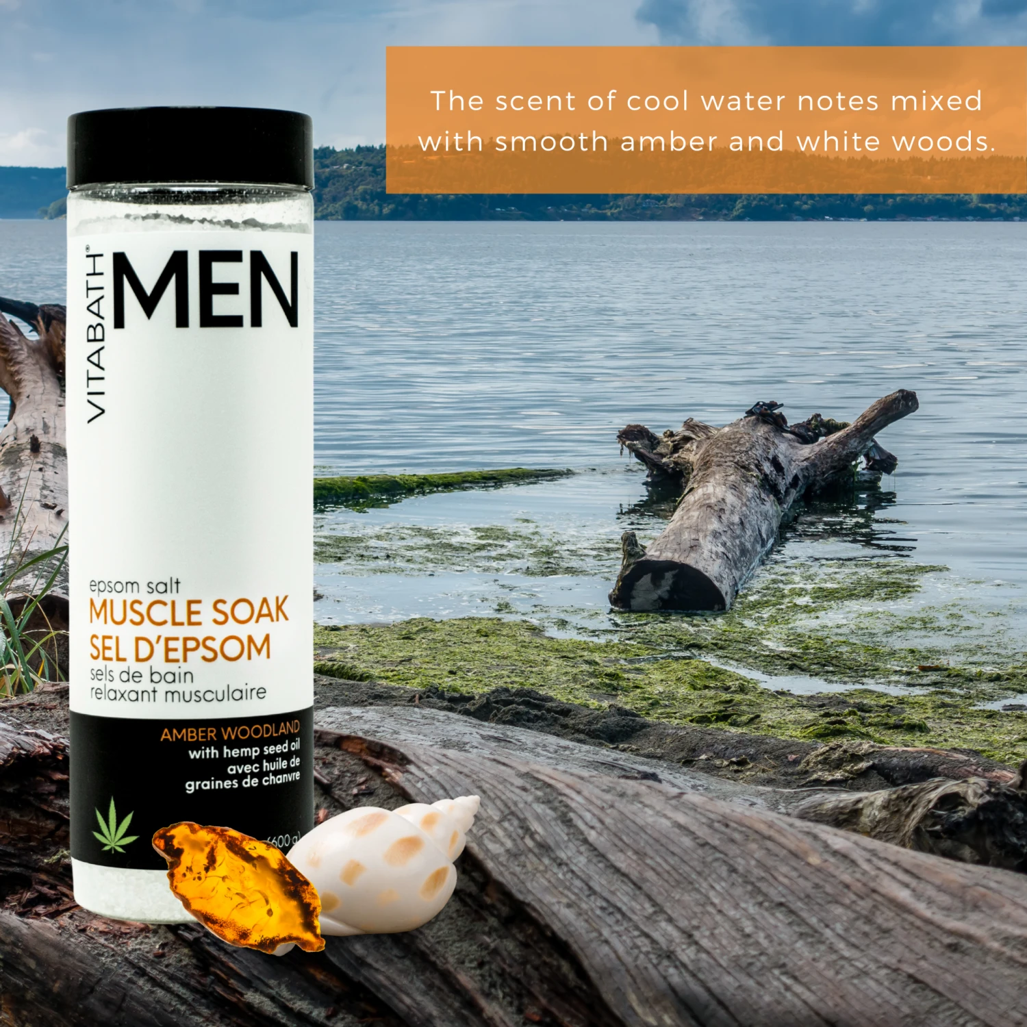 Amber Woodland Epsom Salt Muscle Soak 21.2 Oz/600 G 5 Amber Woodland Epsom Salt Muscle Soak 21.2 Oz/600 G - Image 3