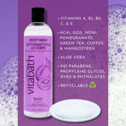 Black Plum Body Wash 12 Fl Oz/354 ML 11 Black Plum Body Wash 12 Fl Oz/354 ML -Primally Pure Shop Black Plum Body Wash 3 67290.1693253709
