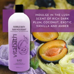 Black Plum Bubble Bath 33.8 Fl Oz/1L -Primally Pure Shop Black Plum Bubble Bath 5 39789.1689346627