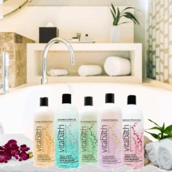 Cool Spearmint & Thyme™ Bubble Bath 33.8 Fl Oz/1L -Primally Pure Shop Bubble Bath multi frag lifestyle image 19539.1556573370