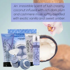 Coconut Noir™ Bath Fizzies 11.3oz/320g -Primally Pure Shop CN Fragrance descrip A content 35917.1678463259