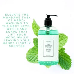 Cool Spearmint & Thyme™ Hand Soap 16 Fl Oz/473 ML -Primally Pure Shop CST Hand Soap web creative lifestyle 86886.1678486979