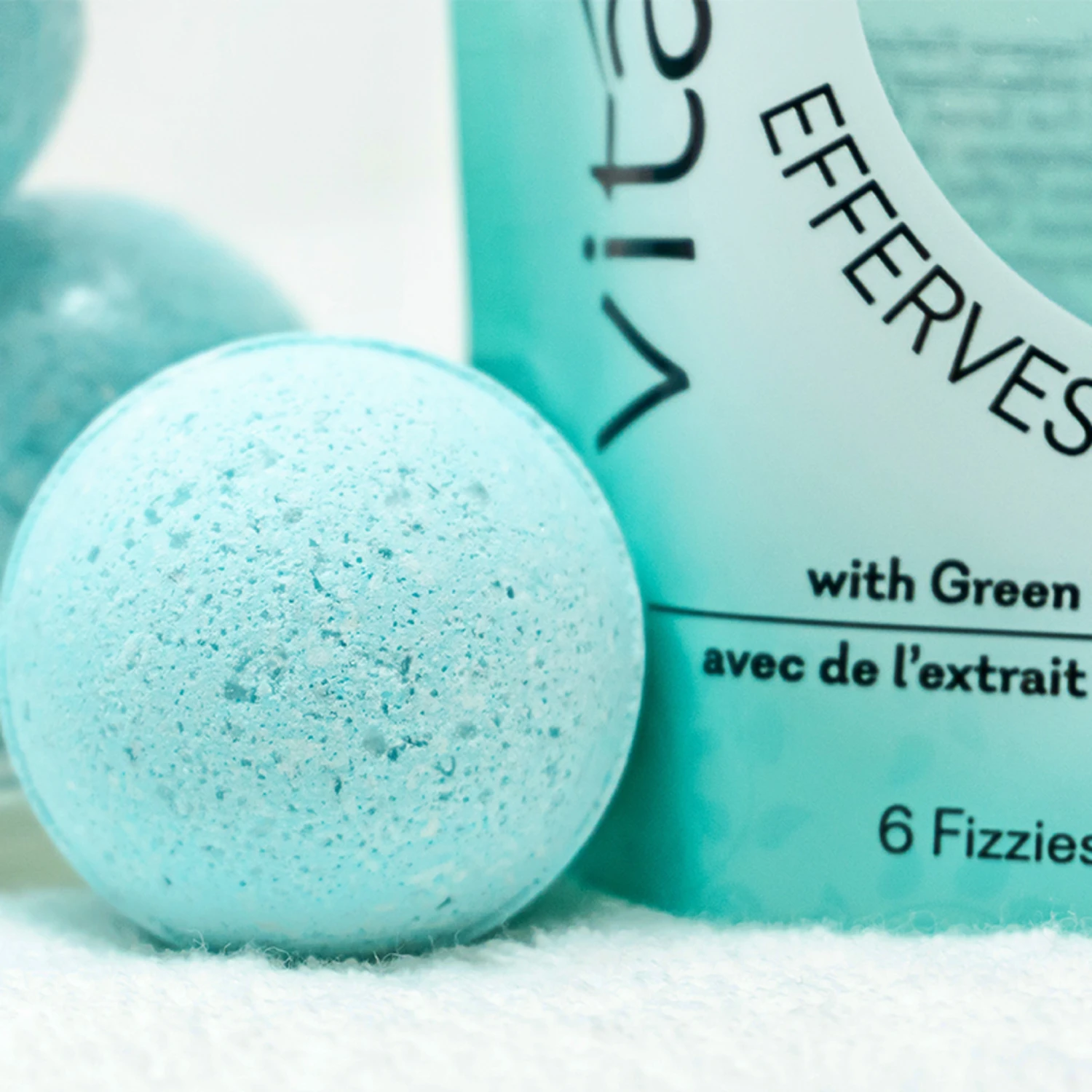 Cucumber & White Tea Bath Fizzies 11.3oz/320g 5 Cucumber & White Tea Bath Fizzies 11.3oz/320g - Image 4