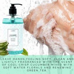 Cucumber & White Tea Hand Soap 16 Fl Oz/473 ML -Primally Pure Shop CWT Hand Soap web creative 24207.1613779277