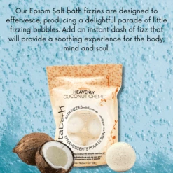 Heavenly Coconut Crème™ Bath Fizzies 11.3oz/320g 20 Heavenly Coconut Crème™ Bath Fizzies 11.3oz/320g -Primally Pure Shop HCC Bath Fizzies lifestyle 1 75399.1678137987