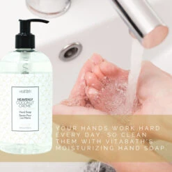 Heavenly Coconut Crème™ Hand Soap 16 Fl Oz/473 ML -Primally Pure Shop HCC Hand Soap web creative lifestyle 2 90545.1625609046