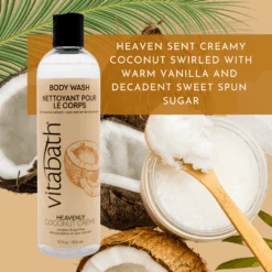 Heavenly Coconut Crème™ Body Wash 12 Fl Oz/354 ML -Primally Pure Shop Heavenly Coconut Body Wash 4 50819.1695753795