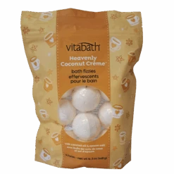 Heavenly Coconut Crème Bath Fizies 16.5 Oz/468 G