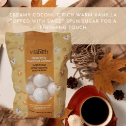 Heavenly Coconut Crème Bath Fizies 16.5 Oz/468 G -Primally Pure Shop Heavenly Coconut Creme Bath Fizzies fragrance 71915.1697122697