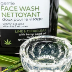 Lime & Cedarleaf Gentle Face Wash 6.7 Fl Oz/200 ML -Primally Pure Shop LC Gentle Face Wash lifestyle shot 2000x2000 04445.1629491503