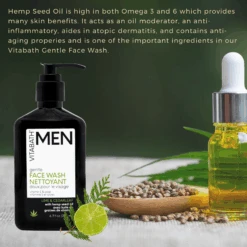 Lime & Cedarleaf Gentle Face Wash 6.7 Fl Oz/200 ML -Primally Pure Shop LC face wash hemp oil 2000x2000 93011.1634241818