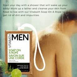 Lime & Cedarleaf Soap On A Rope 9 Oz/255 G -Primally Pure Shop LC soap on a rope in use 2000x2000 67500.1634242503