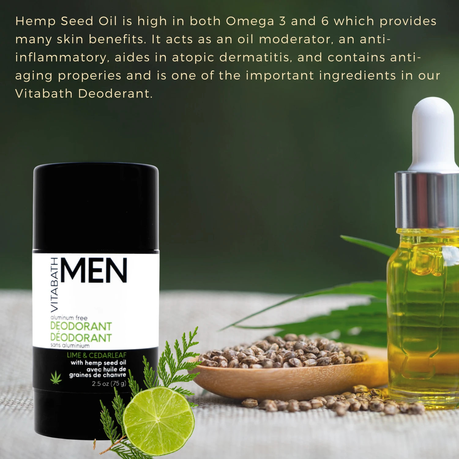 Lime & Cedarleaf Aluminum Free Deodorant 2.5 Oz/75 G 7 Lime & Cedarleaf Aluminum Free Deodorant 2.5 Oz/75 G - Image 5