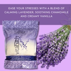 Lavender Chamomile Epsom Salts 36 Oz/1 Kg -Primally Pure Shop Lavender Epsom Salts fragrance 40364.1695753147