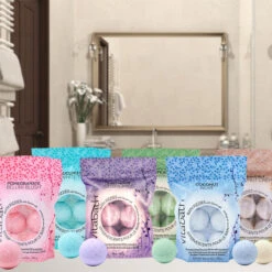 Cucumber & White Tea Bath Fizzies 11.3oz/320g 21 Cucumber & White Tea Bath Fizzies 11.3oz/320g -Primally Pure Shop Multi frag fizzies lifesyle 800x800 83752.1556310686