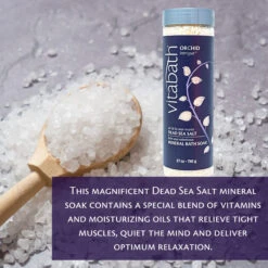 Orchid Intrigue™ Mineral Bath Soak 27 Oz/756 G -Primally Pure Shop Orchid Mineral Soak lifestyle 41955.1678459996