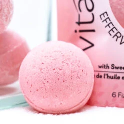 Pomegranate Bellini Blush™ Bath Fizzies 11.3oz/320g -Primally Pure Shop PBB fizzy lifestyle WEB 800x800 43917.1678138426
