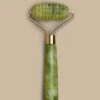 Green Jade Ridged Roller -Primally Pure Shop PrimallyPure JadeRoller