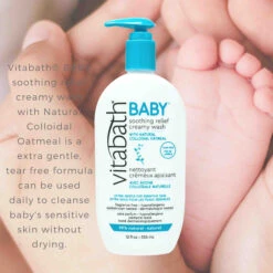 BABY Soothing Relief Creamy Wash 12 Fl Oz|355 ML -Primally Pure Shop Soothing Wash product info 2000x2000 32353.1601337032