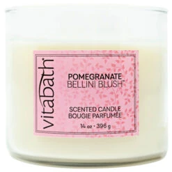 Pomegranate Bellini Blush™ 3-Wick Filled Candle 14oz/396g -Primally Pure Shop VB DSC04905 2000x2000 03706.1676583576