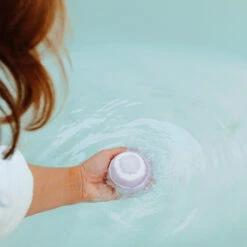 Pomegranate Bellini Blush™ Hand-Wrapped Foaming Bath Bomb 5.29 Oz/150 G -Primally Pure Shop release of bomb 800x800 07504.1556608136